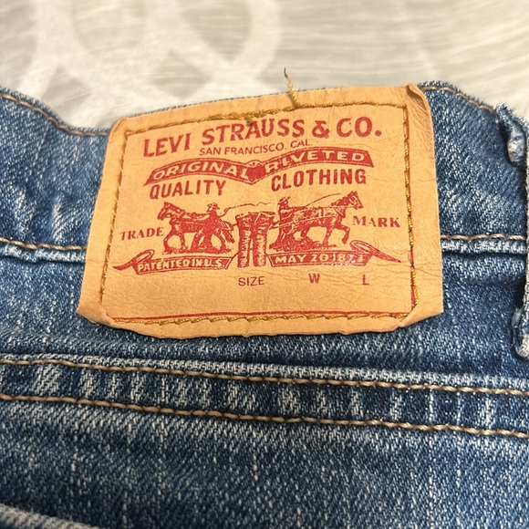 JEANS LEVI'S 313 Nouveau Bootcut Women's 6 Distressed vintage Hard to Find - Picture 3 of 12